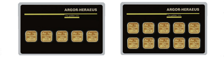 Argor-Heraeus Gold MultiCard Blister